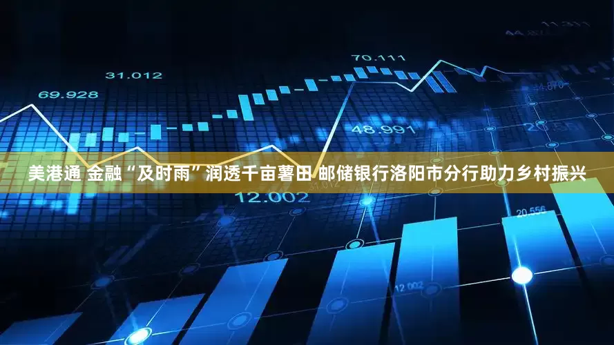 美港通 金融“及时雨”润透千亩薯田 邮储银行洛阳市分行助力乡村振兴